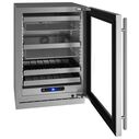 24" 5 Class Stainless Beverage Center with Lock, Right Hinge image number 1