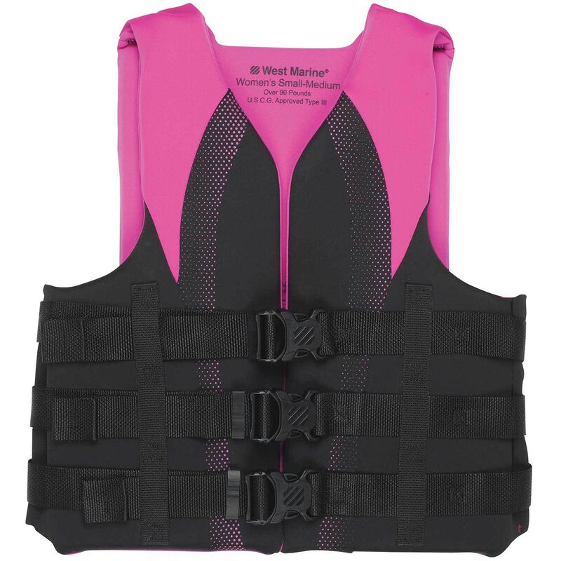 Women's Water Sports Life Jacket Black/Pink Large/X-Large image number 0