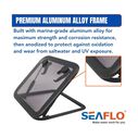 SEAFLO 01-Series 19.9" x 19.9" Black Aluminum Square Deck Hatch image number 3