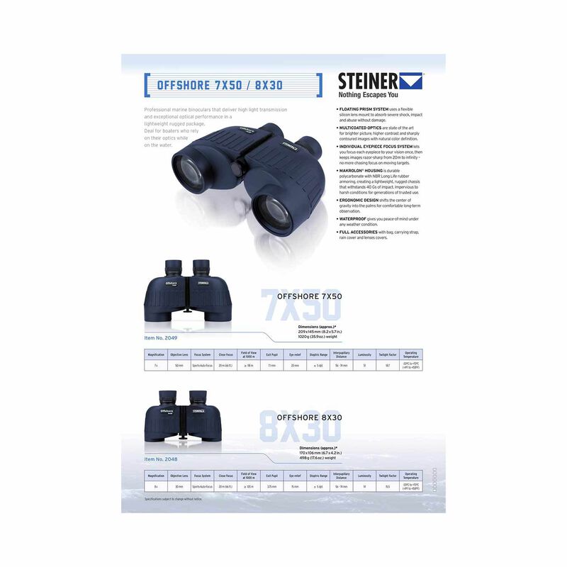 STEINER Offshore 8 x 30 Marine Binocular West Marine