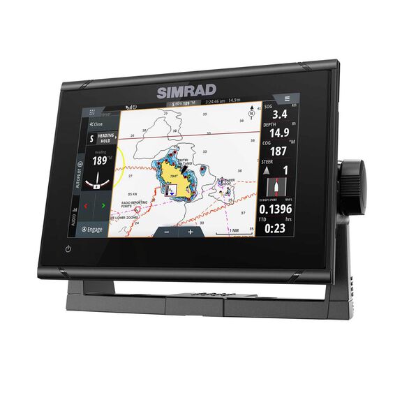 GO7 XSR Multifunction Display with 3G Broadband Radar, Navionics+ USA Charts and TotalScan&trade; Transducer image number 2