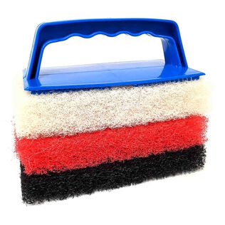 Scrub Pad Kit with Handle