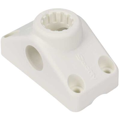 Combination Side or Deck Mount, White