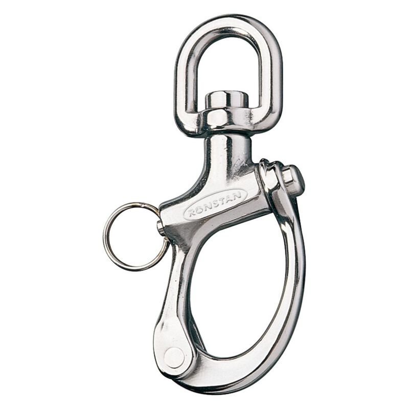 4 5/16" L X 5/8" Stainless Steel Standard S-Bail Snap Shackle image number 0