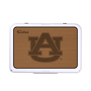 SeaDek Cooler Pad - Collegiate Collection - Fits RTIC 20 - Mocha / Black, Auburn University