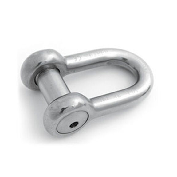 Screw Pin D Shackle, Type B, 1 1/4" Pin Dia., 14330lb. WLL image number 0
