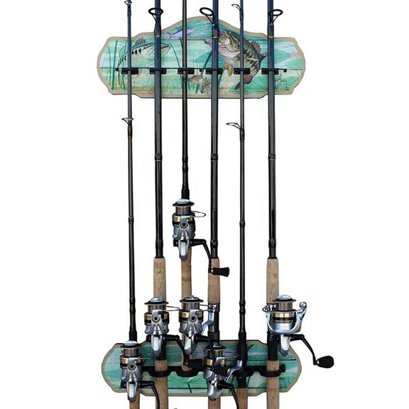 Guy Harvey Bass 6 Rod Wall Rack image number 3