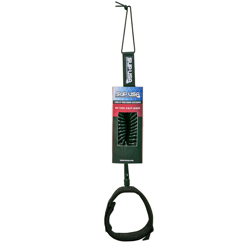 10' Coiled Calf Leash for Stand-Up Paddleboard image number 0