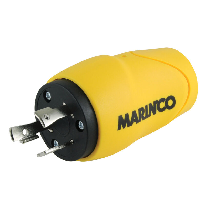 Marinco EEL Shore Power Straight Adapter, 30 Amp 125V Male to 15 Amp 125V Female image number 1