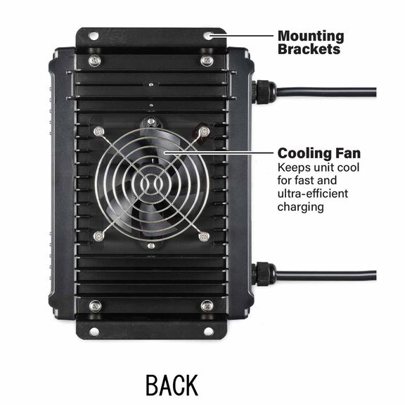 24V 10A - 1 Bank Mounted Battery Charger image number 2