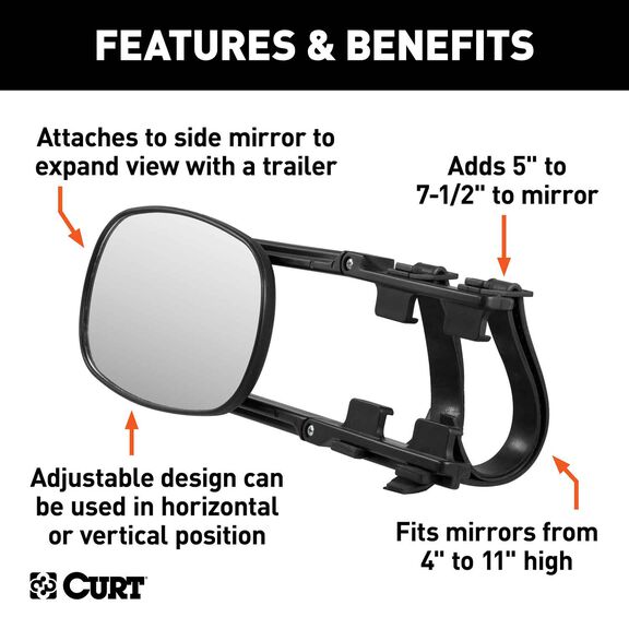 Extended View Tow Mirror image number 2