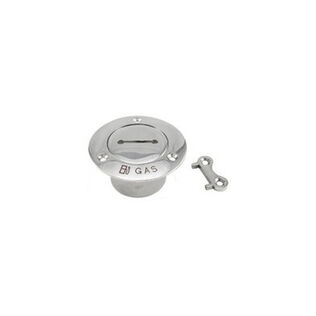 Stainless Steel Deck Fill with Key for Gas Pipe, 2"
