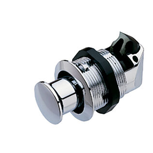 M1-2A Pop-Out Knob Latches, Flush Mount, Chrome-Plated Plastic