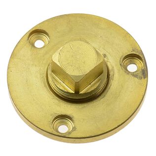 1/2" NPT Brass Garboard Drain Plug Kit