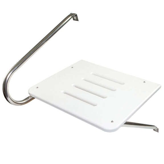 Poly Swim Platform with Mounting Hardware for Boats with Outboard Motor image number 1