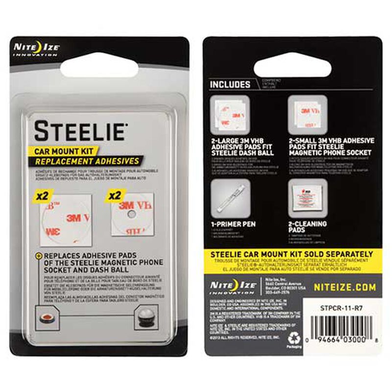 NITE IZE Steelie Car Mount Kit Replacement Adhesives West Marine