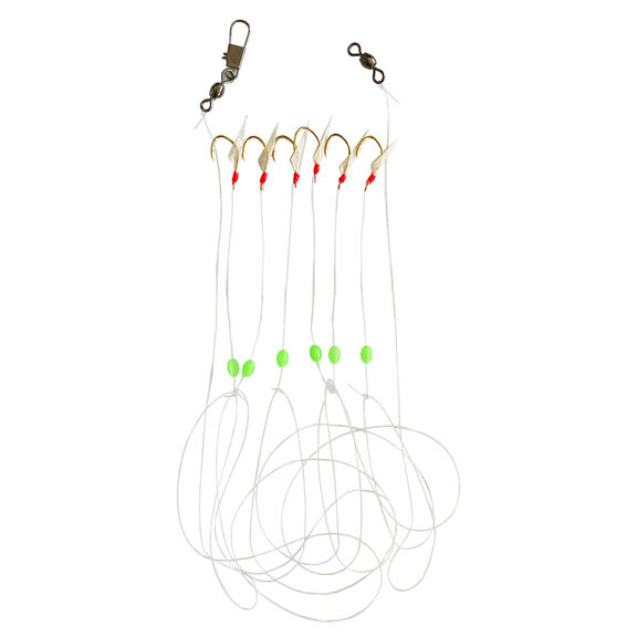 Sabiki #8 Mono Red Saltwater Rig image number 0
