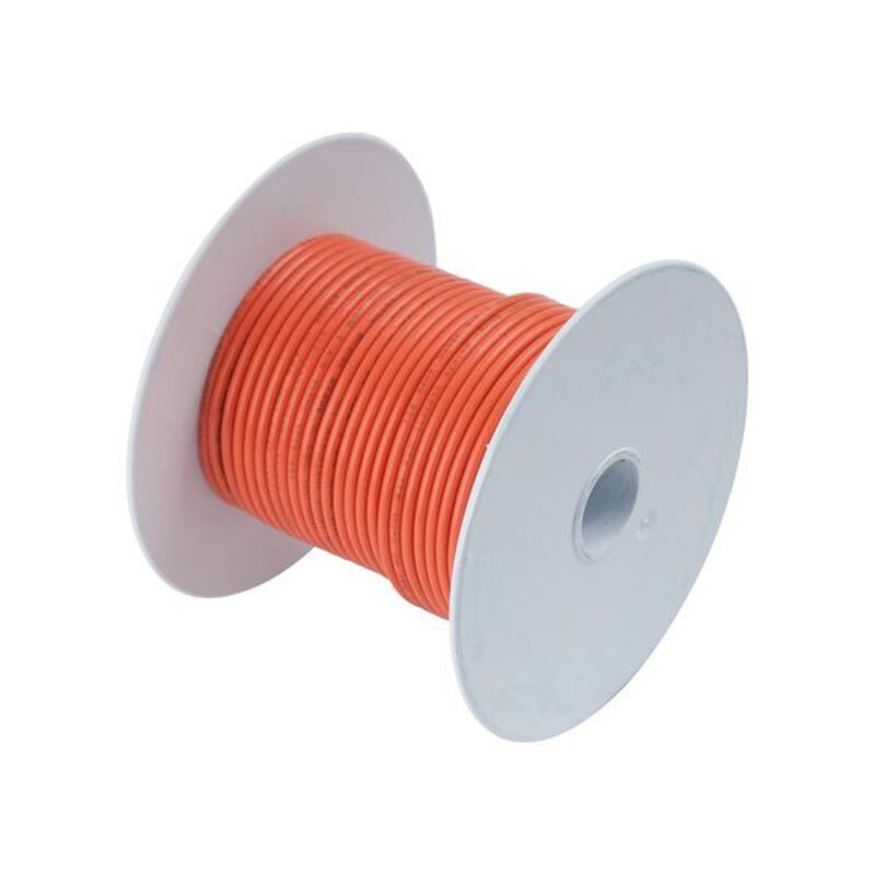 18 AWG Primary Wire, 100' Spool, Orange image number 0