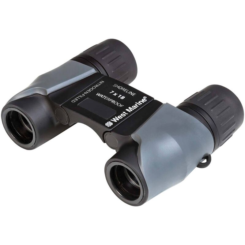 WEST MARINE Shoreline Compact 7 x 18 Waterproof Binoculars West Marine