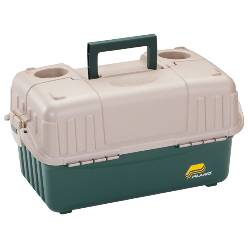 Large Fishing Tackle Box 7 Tray Full Travel Holder Pack Handle-Locking Hip  Roof
