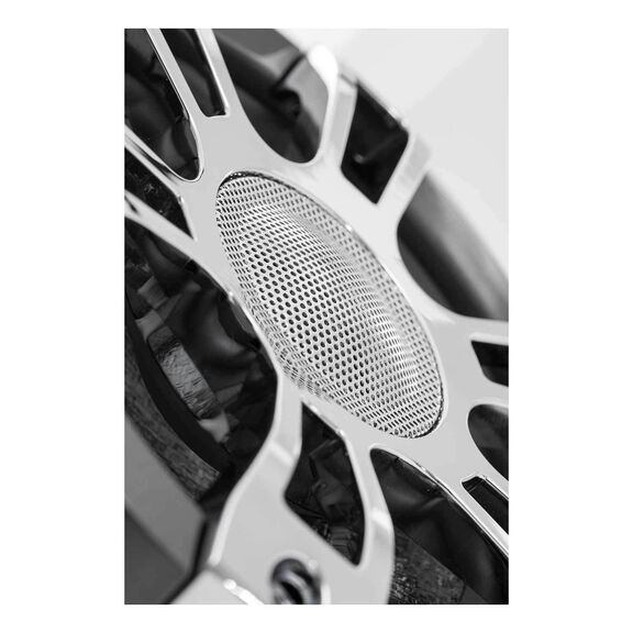 SG-FT88SPWC 8.8" 330 Watt Coaxial Wake Tower Sports Speakers, Silver/Chrome Sport Grilles, with White or Blue LED Illumination image number 4