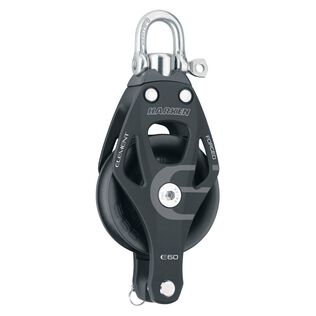 60 mm Element Single Block with Becket and Swivel/Locking Shackle