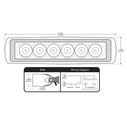 Six LED Spreader Light, White image number 5