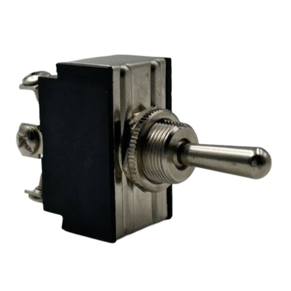 Chrome Plated Toggle Switch, On/Off/On, DPDT image number 0