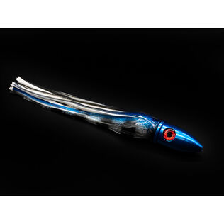Large Blue Aluminum Bullet Head Blue/White