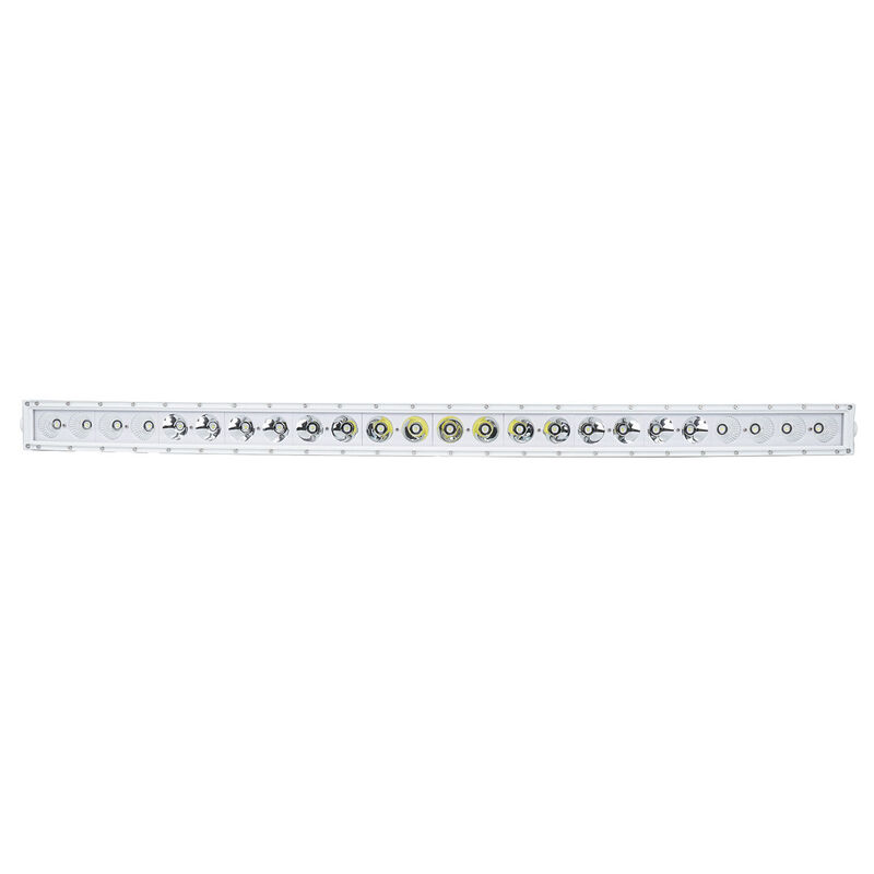 42 Inch LED Light Bar Single Row Curved Marine Grade Wrap Around