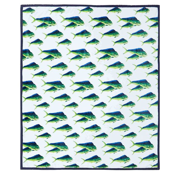60" x 70" Reversible Blanket, Mahi Mahi image number 1