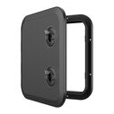 Locking Marine Boat Deck Rectangular Access Hatch 14.57" x 14.76" (370mm x 375mm) with Lock and Keys image number 0