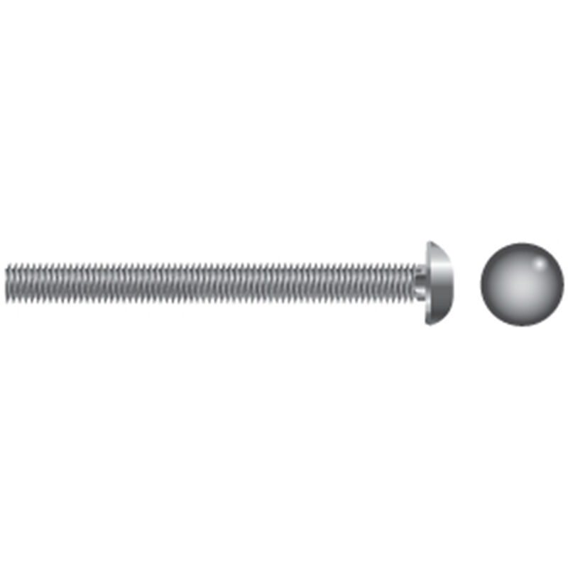 FASCO FASTENER 1/420 X 6" Stainless Steel Carriage Bolts, 10Pack