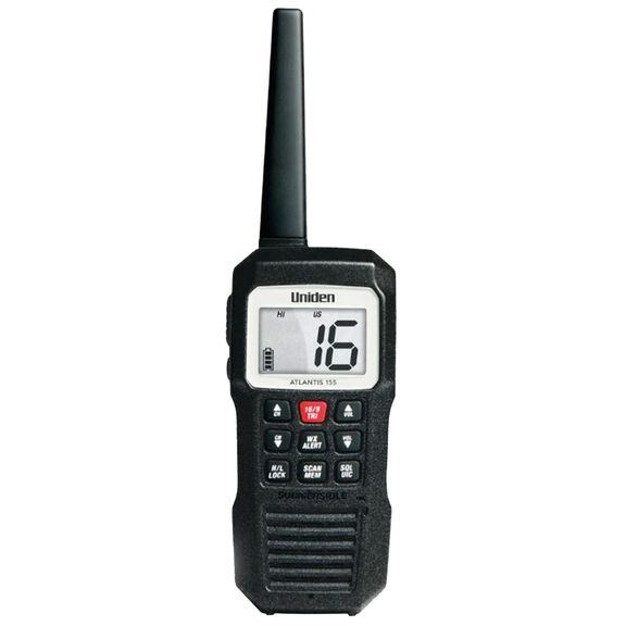 Atlantis 155 Handheld Two-Way VHF Floating Marine Radio image number 0