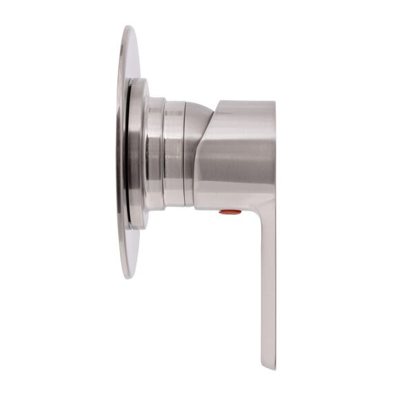 Irva 1H Shower Mixer, Thin Wall-Mount Brushed Nickel image number 1