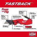 FASTBACK&trade; 6 in 1 Folding Utility Knife image number 1