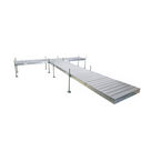 T-Shaped Aluminum Frame with PVC Gray Decking Complete Dock Packages image number 3