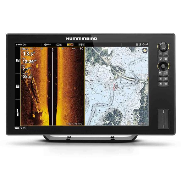 Solix 15 Chirp MSI+ GPS G2 Multifunction Display with Basemap Charts image number 0