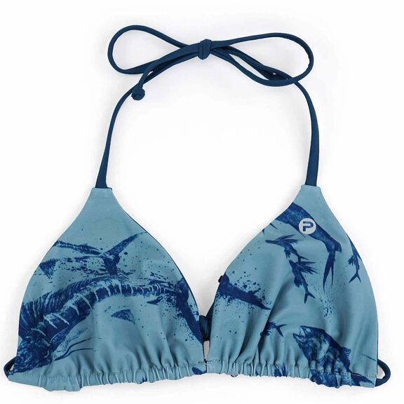 Women's Gyotaku Key West Reversible Triangle Bikini Top image number 0