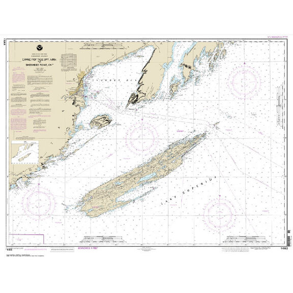 #14968 Grand Portage Bay Minnesota to Shesbeeb Point Ontario image number 0