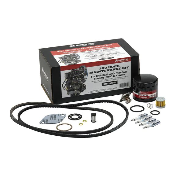 MerCruiser 3.0L Carbureted Engine 300 Hour Maintenance Kit image number 0