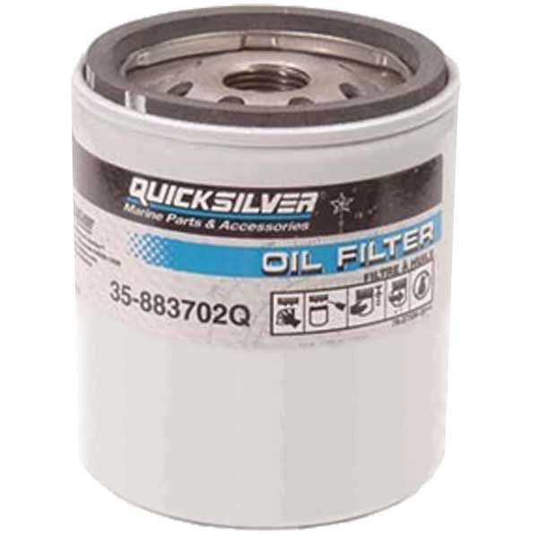 QUICKSILVER HIGH PERFORMANCE OIL FILTER 35-858004Q EFI V8 MERCRUISER 502 MAG 