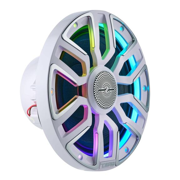 8&rdquo; Marine Coaxial Speaker With Kevlar Cone, Bullet Tweeter, Neodymium Magnet, and Digital LED Lights | 200W RMS 4-Ohm image number 2
