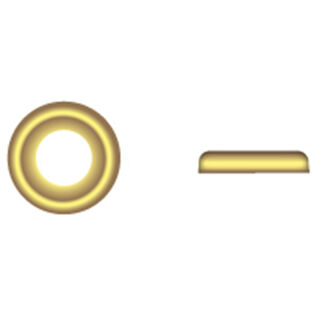Brass Finish Washers