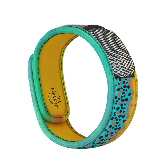 PARA'KITO Refillable Mosquito Repellent Wristband, Trout image number 0