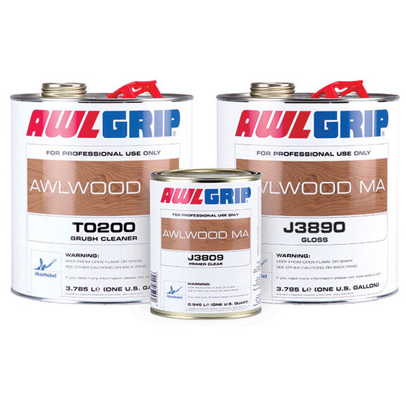 Finish, Awlwood MA, Clear Gloss, Quart image number 0