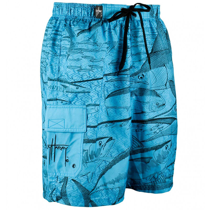 Men's Massive Etching Board Shorts West Marine