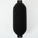 6 1/2" x 22" Twin Eye Fleece Fender Cover, Black image number 3