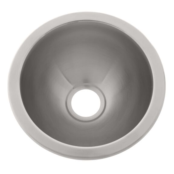 HalfSphere Sink Brushed Finish, 304 Stainless Steel, 2" Drain, SoundKOTE image number 1
