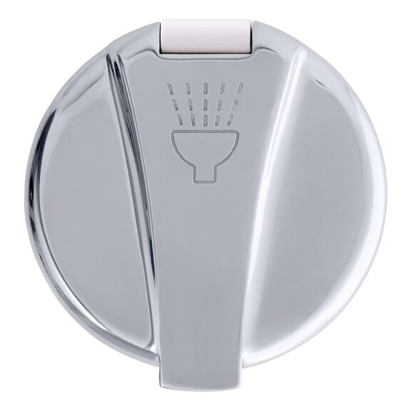 Aidack Recessed Control Valve Hot/Cold Mixer, Warm White Cup with Stainless Steel Lid, Chrome Aidack Handle image number 4